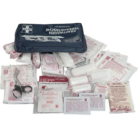 Kit di Pronto Soccorso per Auto Moto Barca Camper Viaggio Casa Ufficio Medicazione (1/2)