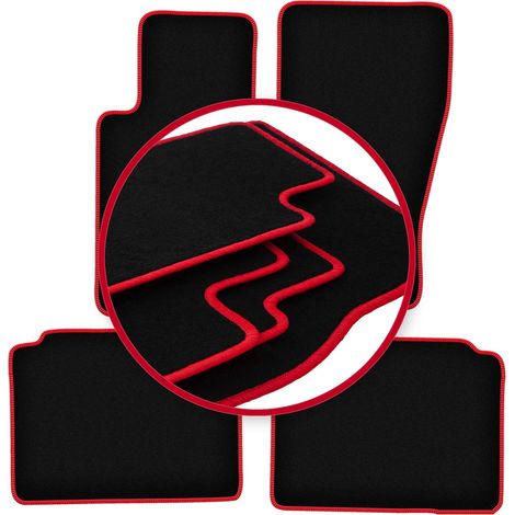 CARLUX-RED Autofußmatten für: Jeep Grand Cherokee III WK Offroad (2005-2010) (1/5)