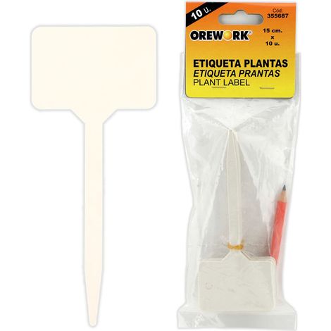 Etiquetas para plantas
