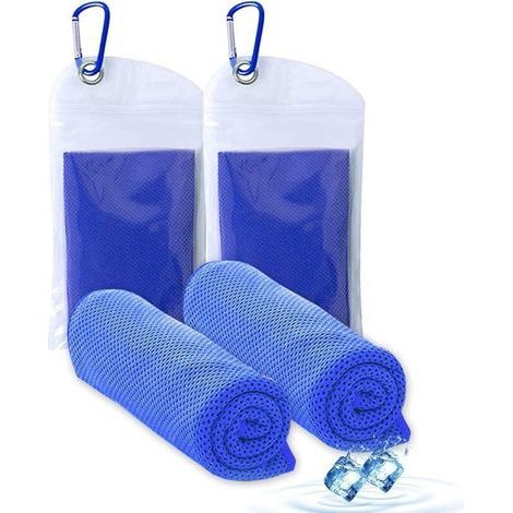 Serviette rafraîchissante en microfibre pour nuque – ultra-absorbante, légère et rapide à sécher – idéale pour sport, randonnée, yoga et camping (1/4)