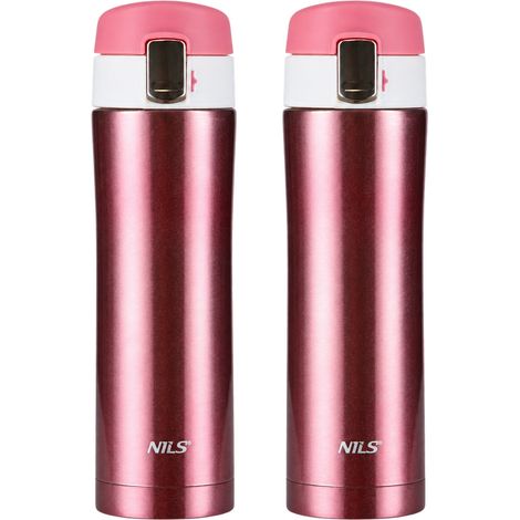 Tazza termica, rosa, 295 ml, isolata, confezione da 2 (1/5)