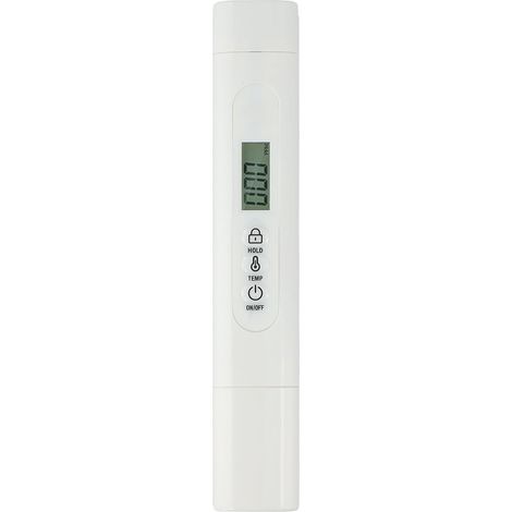 pH-mètre/thermomètre multiparamètre numérique avec écran LCD pour eau potable, destiné au contrôle régulier de l'acidité.-AquaForge (1/5)