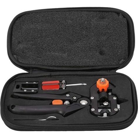Acier Inoxydable Professionnel Jardin fruitier Plante élagage Outil élagage Ciseaux, Outil de greffe, kit de greffe pour Jardin (1/5)