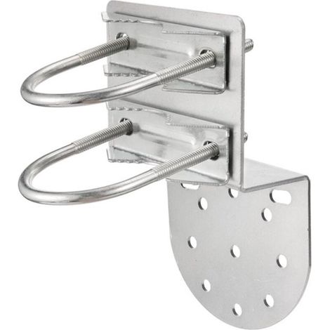 Kit fixation murale pour mât d'antenne en acier inoxydable, accessoires extérieurs (1/5)
