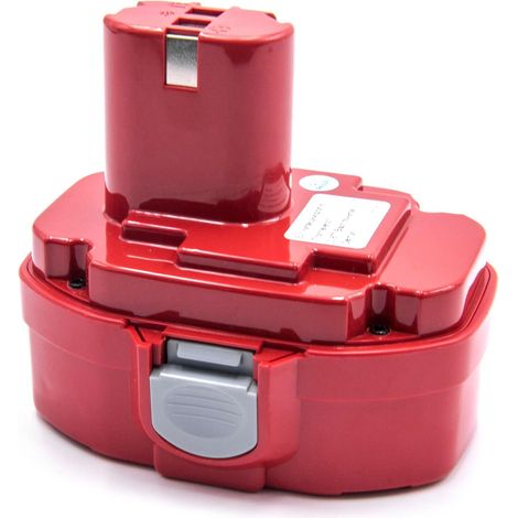 vhbw Batterie remplacement pour Makita 193061-8 192829-9, 1835, 192828-1, 1834, 1835F, 1833, 1823, 1822 pour outil électrique (2000 mAh, NiMH, 18 V) (1/2)