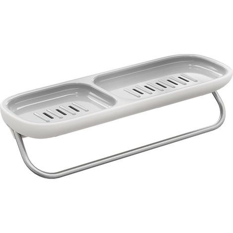 soap drain Double Layer Holder Travel Case Tray Boxes for C (1/5)