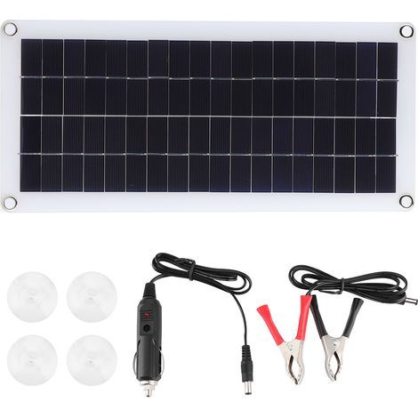 20W 18V Tragbares Solarpanel-Ladegerät Photovoltaikmodul für Outdoor-Reisen und Camping (1/5)