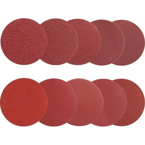 100 Stück 75-mm-Schleifscheiben, Schleifscheiben, Schleifpapier der Körnungen 40/80/100/180/240/320/400/800/1200/2000 (10 Scheiben pro Körnung) (1/5)