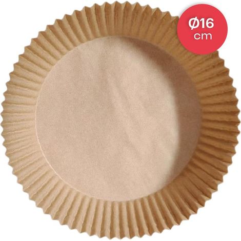 Papel para freidora de aire redondo Ø16cm (Pack de 100 unidades) (1/3)