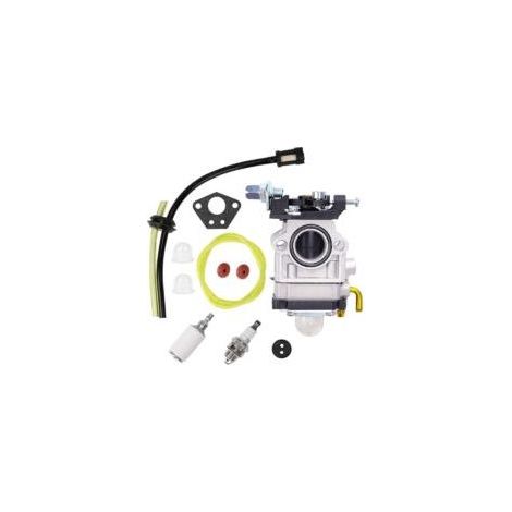 Vergaser für 52cc, 49cc, 43cc Freischneider, komplettes Zubehörset inklusive, kompatibel mit einer Vielzahl von Rasenmähern, Freischneidern und Kettensägen (1/5)