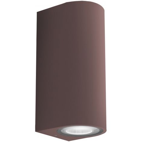 Applique Murale Étanche Extérieur CORDOVA Cuivre 2xGU10 : Design Épuré pour un Éclairage de façade Sûr et Élégant