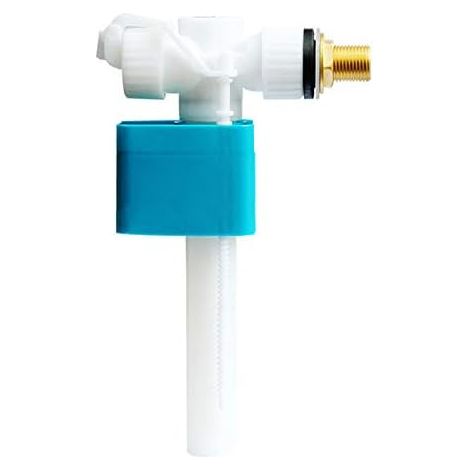 Valve d'entrée latérale de WC, raccords de chasse d'eau G1/2 réglables flotteurs pour robinet de remplissage de salle de bain pièces de rechange (1/4)