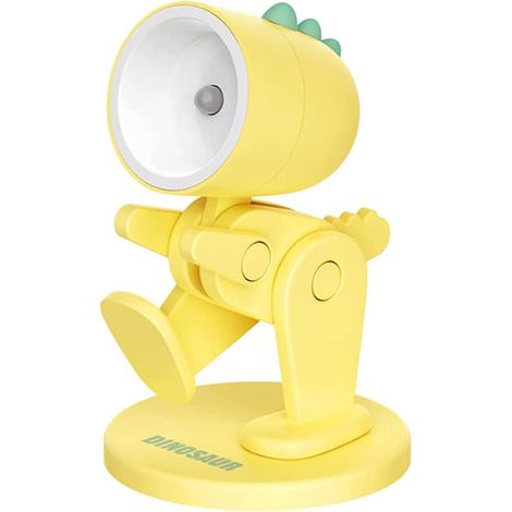 Lampe de Bureau LED Pliable Réglable Résistante à la Température, Fonction Piles, Lampe Portable pour Lecture Étude Bureau Chambre Cadeau (1/3)