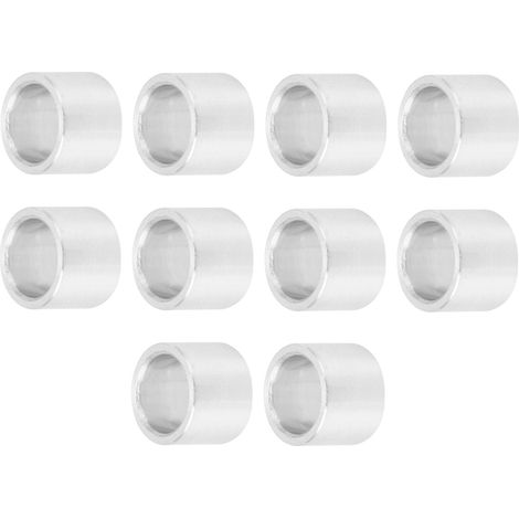 10 pièces Entretoises Filetées en Aluminium, Rondelles d'Épaisseur 8mm pour Fixation et Renfort Mécanique