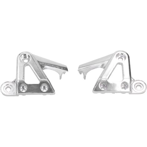 Coppia di supporti di montaggio per staffa faro adatti per Honda Hornet 900 CB900 919 CB400 VTEC 1 2 3 4 Argento