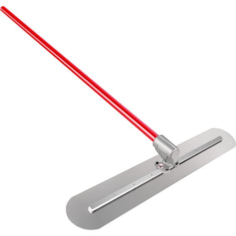 VEVOR Truelle de Maçon 1200x200 mm Bull Float, Grande Taloche Couteau à Enduire avec 3 Poignées de 1800 mm, Spatule PRO (1/5)