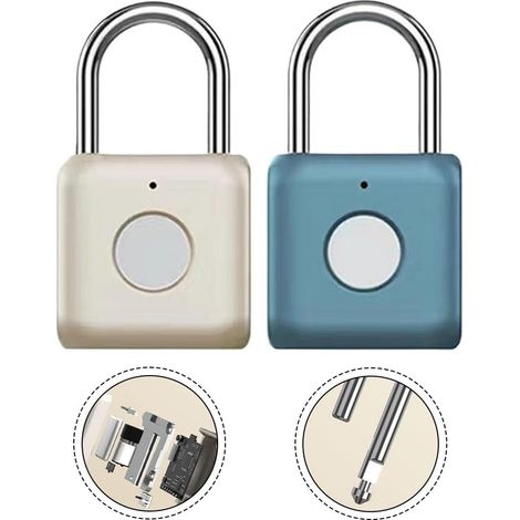 mm Smart Fingerabdruck Vorhängeschloss wasserdicht