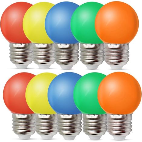 Filiyano-Ampoule LED E27 1W colorée, ampoule à économie d'énergie, Noël YIY (1/5)