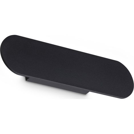 Ideal Lux applique moderna Zig Zag 1 luce LED integrato nero metallo