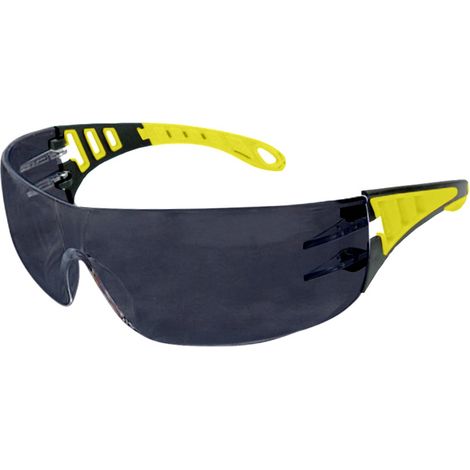 Lunettes de sécurité EAGLE avec branches jaunes et protection UV 400