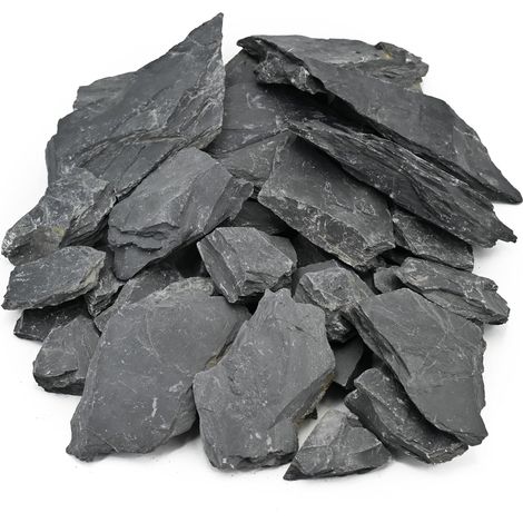Pierres Naturelles Ardoise 9kg Plateformes Plates pour Reptiles Habitat Tortue Roches d’Aquarium Vivarium Paludarium Aménagement paysager Jardin modélisme ferroviaire(5-20cm) (1/5)