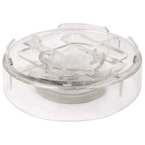 8 Pacs Transparent Lit Rehausseurs/Bed Riser/Rehausseurs de Meuble/Pieds de Meubles, XU, Permettent à Raccorder Librement pour Ajouter la Hauteur Vous Voulez （ Rond） -