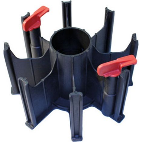 ELMAG Spulenadapter für Drahtrolle 15 kg, 8-armig mit Knebel (1/2)