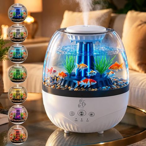 Humidificateur 3 en 1 pour aquarium en forme de gouttes de pluie (1/5)
