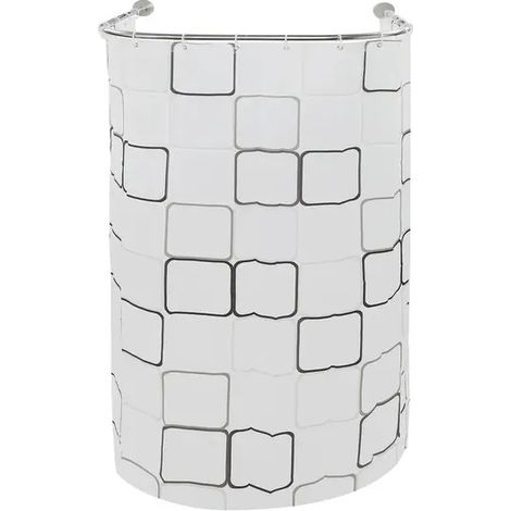 Barre de douche extensible en acier inoxydable, courbée en angle, réglable de 0,9 à 1,3 m, diamètre 2,2 cm, capacité 20 kg, acier inoxydable