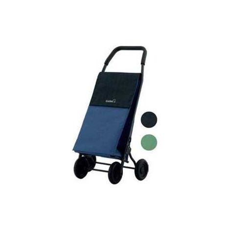 Carro Compra Cross 4r Denim Azul Negro 45l GARMOLL