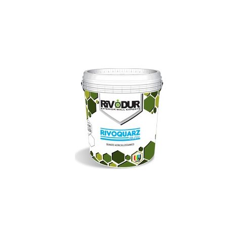 Pittura acrilsilossanico rivoquarz silox lt.1 bianco