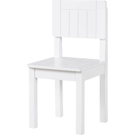 roba Sedia per bambini, Legno massiccio, Stile country, Altezza seduta 31 cm, Bianco (1/5)