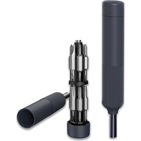 Jeu de 27 Tournevis de Précision à Double Embout avec Capot Rotatif 360° et Manche ABS Antidérapant pour Réparation Électronique (1/5)