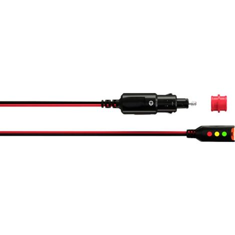 Indicateur de charge pour powersport 12V – Câble allume-cigare 7A – Vérification état de charge – Compatible avec chargeurs CTEK