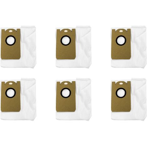 6er-Pack wasserdichte Staubbeutel mit großer Kapazität, kompatibel mit Proscenic M7 Pro, M7 Max, M8 PRO, für Neabot NoMo N1+, N1 Plus, N2 (1/4)