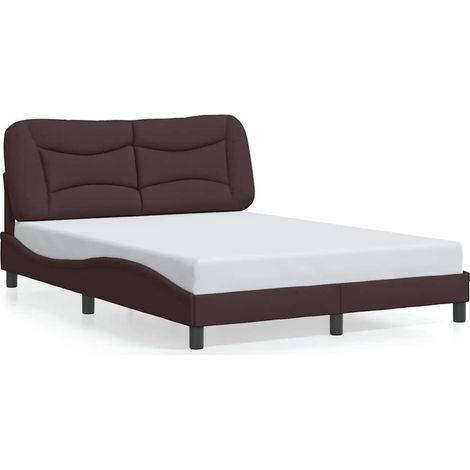 Maison Exclusive - Giroletto senza Materasso Hvar Marrone Scuro 120x200 cm Tessuto (1/5)