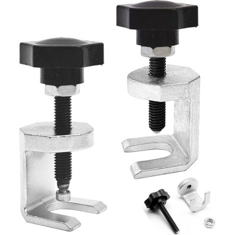 ® 2 Pièces Extracteur Bras Essuie Glace, Extracteur de Bras D'essuie-Glace Universel Réglable en Acier pour Bras D'essuie-Glace, Réparation Automobile, Outils de Retrait sans Perte (1/4)