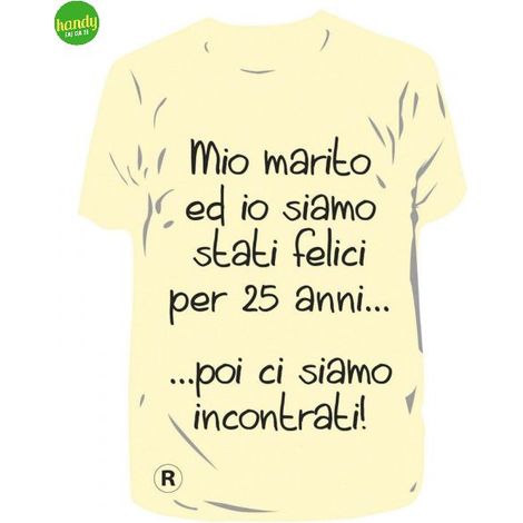Profumatore T-Shirt Ototop Mio marito ed io