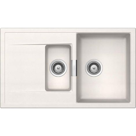Schock Einbauspüle Cristadur Mono D-150 A Polaris POL Exzenterbedienung (1/3)