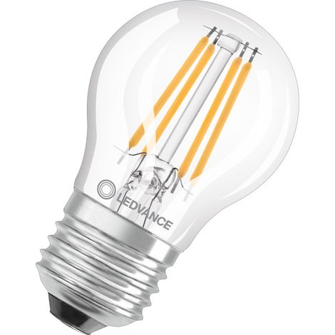 Ledvance LED Classic P 40 Fil, 4.2W, E27, regulable, CRI97, 15000h, 4099854077968 (1/3)