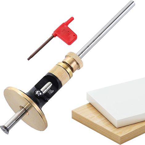 Calibrador de marcado, calibrador de marcado de madera, calibrador de corte y marcado de precisión para carpintería Herramienta de marcado de madera para carpintería, marcado de madera, calibradores (1/5)