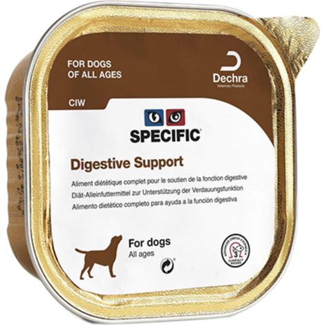 Alimentation spcifique Hiro pour les chiens digestifs Support CIW, 4 x 7 x 100 g