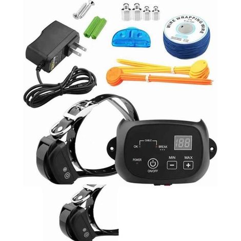 STOEX® CLOTURE ANTI FUGUE 2 CHIENS RECHARGEABLE 600 m (1/4)