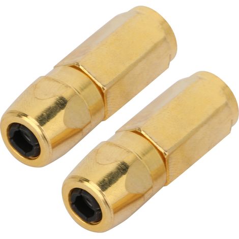 2 embouts plats de rechange pour pistolet à graisse, accessoires de lubrification (doré) (1/5)