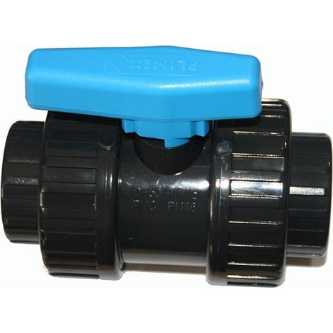 Vanne ø 63 mm a boisseau a coller PVC - jardiboutique