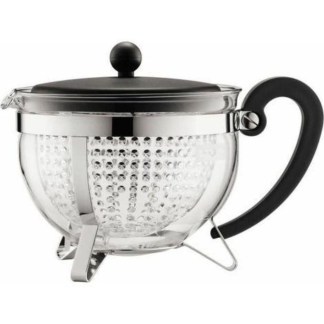 Bodum Chambord Teekanne Schwarz 1,3 L Elegante Infusion