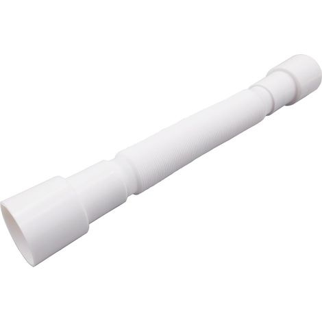 Tuyau de vidange flexible, tuyau de vidange universel pour éviers de cuisine et lavabos, extensible de 380-850 mm, 40/50 mm de diamètre, tuyau de siphon en plastique (1/5)