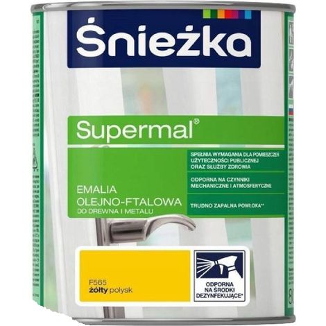 ŚNIEŻKA Supermal giallo lucido 0,8l (1/2)