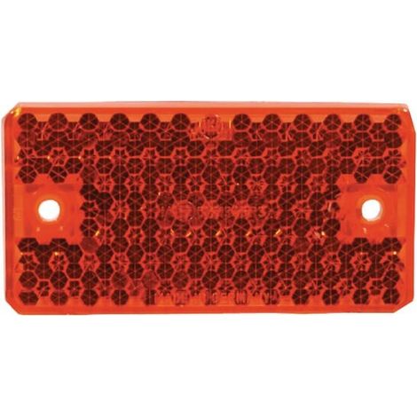Catadioptre rectangle rouge 91x47mm autocollant JOKON 310004000