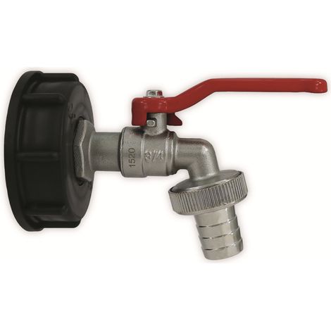 PUTEUS Adaptateur IBC 92174, 1/2", avec robinet de vidange verrouillable